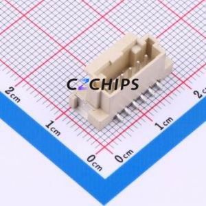 HC-MX5023-6ALT-05 Wire-to-Board Pin Header SMD,P=2mm Connector 1x6P 2mm <b>Vertical</b> Mount DuraClik (<b>MX</b> 2.0) - Product Image 1
