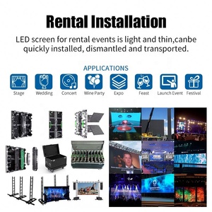 Écran vidéo LED haute définition intérieur/extérieur P2.6-P4.81, panneaux d'affichage LED géants IP65 pour événements et fêtes - Product Image 5