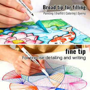 Lot de Marqueurs Pinceaux Aquarelles à Double Pointe à Base d'Eau, 45 à 188 Couleurs, pour Artistes, Peinture, Dessin, Coloriage et Esquisse - Product Image 5