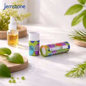 Customized Eco-Friendly Smoking Accessories Kraft Cardboard Tube <b>Box</b> <b>Rolled</b> Edge Paper Tube Essential Oil Cylinder Packaging - Product Image 3