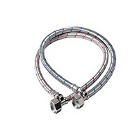 Tuyau d'arrivée d'eau pour évier de cuisine, alimentation en eau chaude/froide, en acier inoxydable 304, tuyau flexible tressé pointu, antigel