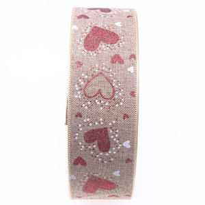 Produttore personalizzato 40mm <span class=keywords><strong>amore</strong></span> nastro per matrimonio e san valentino fiore imballaggio all'ingrosso fai da te fiore confezione regalo nastro - Product Image 5