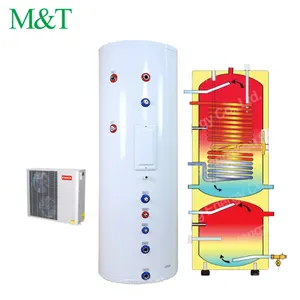 Factory Water Heater Solar Air Condition And Heat Pump Water Heater 200l Buffer Tank Design