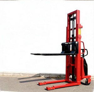 מקצועי כיתה סוללה מופעל stacker מעלית מלגזה תעשייתי נגד החלקה תעשייתית עם מסגרת פלדה מעובה עבור לוגיסטיקה - Product Image 3