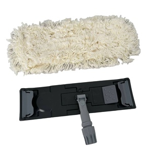 Qingle pliant fil de <span class=keywords><strong>coton</strong></span> support de vadrouille plat cadre sertissable cadre de vadrouille plat en microfibre <span class=keywords><strong>sans</strong></span> plaque de vadrouille à poussière commerciale magique - Product Image 4