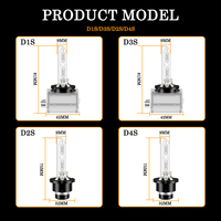 Ampoule de phare de voiture HID Xénon série D, nouvelle, 35W, 6000K, super stable, super lumineuse, ampoules D1S D2S D3S D4S, ampoule LED Xénon HID pour voiture