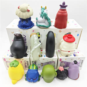 กล่องปริศนาขนาด4-7ซม. รูปสลักอะนิเมะทำจากพลาสติกรูปหน้าไม่หมุนหมุนหมุนวนได้12ชิ้น/เซ็ต - Product Image 3