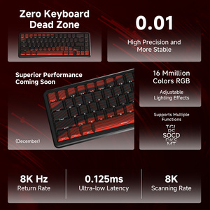 EWEADN battle68 trimode Bàn phím trục từ 68 phím PBT Keycaps Kailh công tắc đường viền lightbar hiệu suất chơi game cơ học - Product Image 3