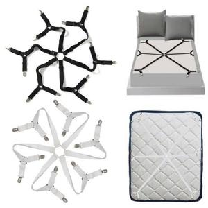 Bed Sheet Fasteners – Crisscross Elastic Straps, Adjustable, Non-Slip – Hold Fitted Sheets, Mattress Protectors, <b>Sofa</b> <b>Covers</b> Tig - Product Image 4