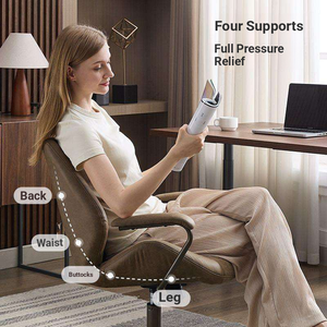 Contemporary Ergonomic Adjustable Computer <strong>Chair</strong> Swivel <strong>Study</strong> <strong>Chair</strong> with Stainless Steel Frame for Long-Term Comfort - Product Image 6