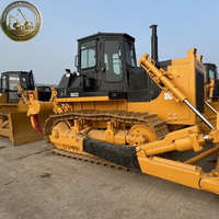 Bulldozer Shantui SD22 d'occasion, modèle 2022, moteur 162 kW, faible nombre d'heures, pour travaux routiers et en carrière