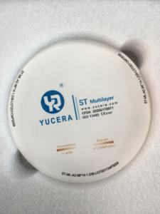 Yucera ST blocco multistrato dischi di <span class=keywords><strong>Zirconia</strong></span> dente 43% trasmissione dentale di buona qualità con il prezzo basso <span class=keywords><strong>CAD</strong></span> <span class=keywords><strong>CAM</strong></span> - Product Image 2
