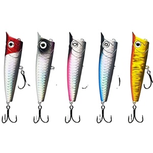 Pêche Popper <span class=keywords><strong>Leurre</strong></span> Minnow Popper Manivelle Appâts Crayon Bass <span class=keywords><strong>Truite</strong></span> Avec Crochets <span class=keywords><strong>Surface</strong></span> En Plastique Dur <span class=keywords><strong>Leurre</strong></span> <span class=keywords><strong>pour</strong></span> Grande Bouche - Product Image 1