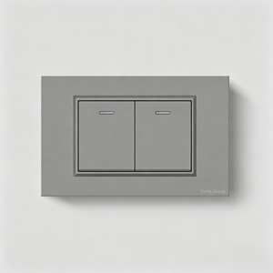 Interrupteur mural métallique 2 voies YuHe Group, commande tactile, design minimaliste, 16A 250V IP20 - Product Image 2