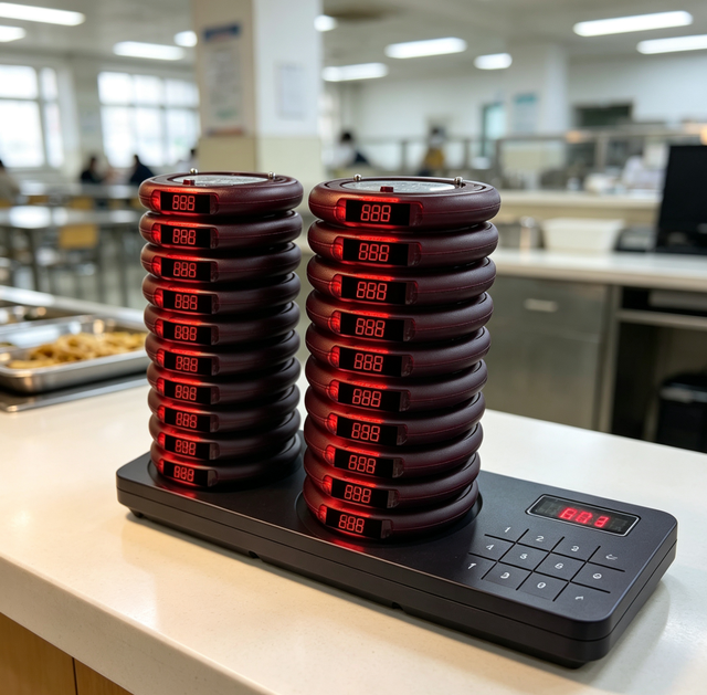 Lida LDDZ217 20-Pager Wireless Guest Pagers Paging System Restaurants Cafes Hospitals Guest Calling Queue Beeper 500m Range Mute