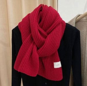 Bufanda de Punto Acrílica 100% de Color Sólido Personalizada al por Mayor para Mujer, Unisex, para Invierno - Product Image 5