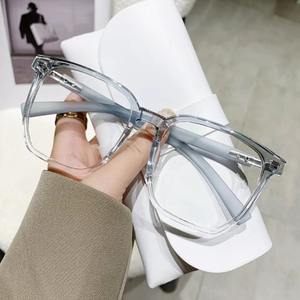 Lunettes <span class=keywords><strong>de</strong></span> blocage <span class=keywords><strong>de</strong></span> la lumière bleue à monture carrée photochromique pour hommes et femmes - Product Image 2