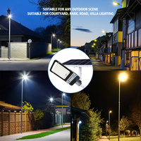Liste de prix du fabricant Panneau d'alimentation LED extérieur Lampe solaire pour éclairage public 200w 300w Capteur Vente directe d'usine IP65 Étanche