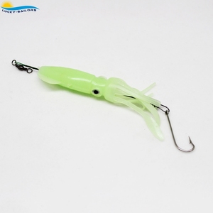 squid lures Squid fishing lure soft squid fresh salt water manufacturer sale soft plastic lures