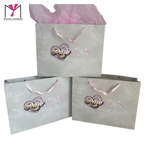 MuYang Custom logo Luxury White Handbag for Hair and Household Products Packaging - Product Image 6