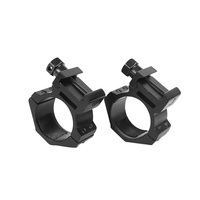 Anneaux de montage 30 mm en alliage d'aluminium, largeur de base 21 mm, hauteur 51 mm, accessoire d'optique pour observation des oiseaux, directement de l'usine