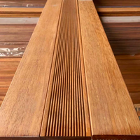 Plancher en bois de conservation Balau indonésien authentique externe Planchers de terrasse en bois massif pour l'extérieur Planchers de terrasse en Merbau imperméables