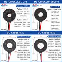 Transformador de Corriente Alterna de Alta Precisión, Miniatura, Tipo Bobina, Toroidal, para Montaje en PCB, Sensor de Corriente