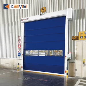 Porte automatique à enroulement en PVC scellée, étanche, à vitesse rapide, pour atelier électronique et fabrication de précision - Product Image 3