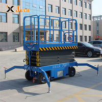 Plateforme élévatrice à ciseaux portable, élévateur à ciseaux mobile, plateforme de levage hydraulique aérienne