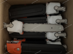 Tête de scie à chaîne de 12 pouces pour débroussailleuse et coupe-bordures, tête de scie à essence/électrique, pièces de rechange pour outils de jardin - Product Image 3