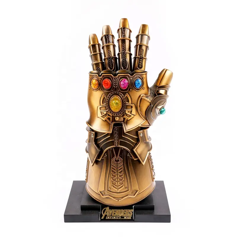 Full Metal Thanos Gloves Infinity Gauntlet With LED Light