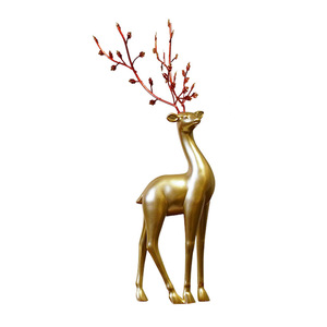 [Offre Spéciale] Artisanat de décoration intérieure, petit cerf pour meuble TV de salon, ornements pour bouteilles de vin, décorations en forme d'animaux - Product Image 5