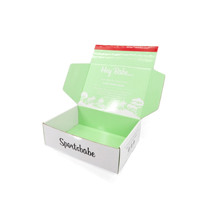 การออกแบบที่กําหนดเองพับกระดาษลูกฟูกบรรจุภัณฑ์กล่องจดหมายจัดส่งแบบกําหนดเองพิมพ์สําหรับเป็นของขวัญ - Product Image 5