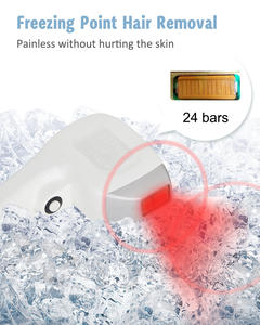 Máquina de depilación láser blanca de venta caliente del fabricante, depiladora facial, máquina de depilación con punto de congelación para una piel suave - Product Image 4