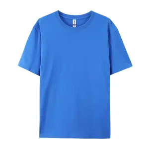 AI-MICH Logo Tự Định Nghĩa In Ấn T-Shirt Bán Buôn 100% Cotton Men's Ngắn Tay Áo Thời Trang Trống Giải Trí