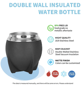 Termo DAJI HYDRO de 280 ml, Acero Inoxidable, Doble Pared, Aislamiento al Vacío, para <span class=keywords><strong>Mate</strong></span>, Aislamiento Térmico de 12 a 24 Horas, Antiderrames, Libre de BPA - Product Image 4