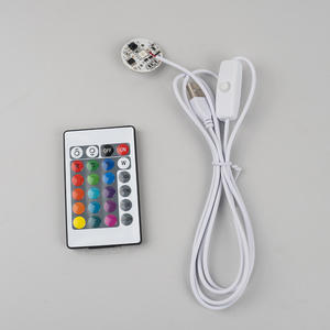 Scheda Luminosa RGB SMD5730 31mm 5V per Luce Notturna, Base in Legno Massiccio per Sfera di Vimini, Circuito Rotondo 3W - Product Image 3