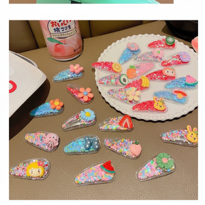 Tending Fashion eleganti ragazze decorazione dei capelli di lusso pinze di perle a becco d'anatra graziosi accessori in metallo per bambini vendita calda all'ingrosso - Product Image 2