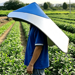 Sombrero Plegable con Capucha para Protección Solar, Impermeable y con Bloqueo UV para Agricultores del Té - Product Image 3