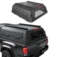 Couverture de benne de camion en aluminium de 6 pieds, coque de camping rigide, verrouillable, étanche, durable, pour camions pick-up, voyages, camping, ajustement universel
