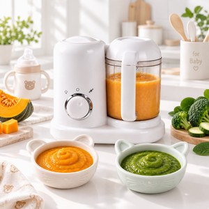 Robot da Cucina Multifunzione per Bambini 7 in 1: Frullatore e <span class=keywords><strong>Cuocipappa</strong></span> <span class=keywords><strong>a</strong></span> <span class=keywords><strong>Vapore</strong></span> - Product Image 1
