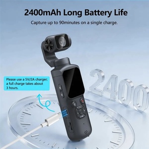 Cámara Deportiva de Bolsillo 4K de 1.72'' y 60FPS, Cámara Digital de Mano con Gimbal y Estabilización, Cámara de Acción para Viajes y Transmisión en Vivo - Product Image 4