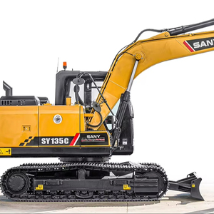 Alta calidad utilizada para Excavadora hidráulica Sany SY135C 1 año de garantía Buen precio Excavadora sobre orugas original Características Bomba de motor - Product Image 1