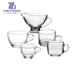 Taza de vidrio de cerveza fría barata de 280ml con asas - Product Image 6