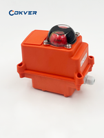 Vanne de régulation motorisée COKVER mini, étanche, haute température, en plastique, avec actionneur électrique simple ou double effet