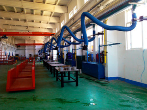 Bras d'extraction des fumées à haute efficacité 2-10m avec CE pour la capture directe de la fumée, de la poussière, de la brume dans les zones de travail - Product Image 4