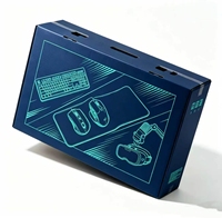 Boîte d'emballage personnalisée pour l'e-sport, avec poignée découpée, impression couleur intégrale, boîte en carton ondulé pour ensemble de matériel de jeu