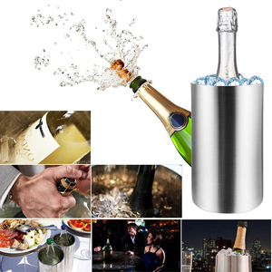 New Design Customize Stainless Steel Double Wall Wine Bottle <strong>Cooler</strong> Holder Beer Chiller Champagne <strong>Cooler</strong> Ice Bucket Bar <strong>Tool</strong> - Product Image 6