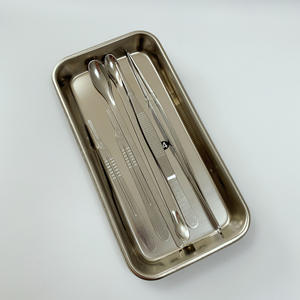 22*11*2ซม. 304ถาดสแตนเลสแผ่นสี่เหลี่ยมสำหรับอุปกรณ์เครื่องมือห้องปฏิบัติการ,เครื่องมือสักถาดทันตกรรมถาดผ่าตัด - Product Image 3