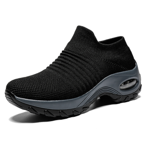 Scarpe moda taglie forti da <span class=keywords><strong>donna</strong></span> Sneaker con cuscino d'aria superiore in tessuto volante - Product Image 1